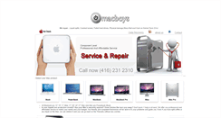 Desktop Screenshot of macboys.com